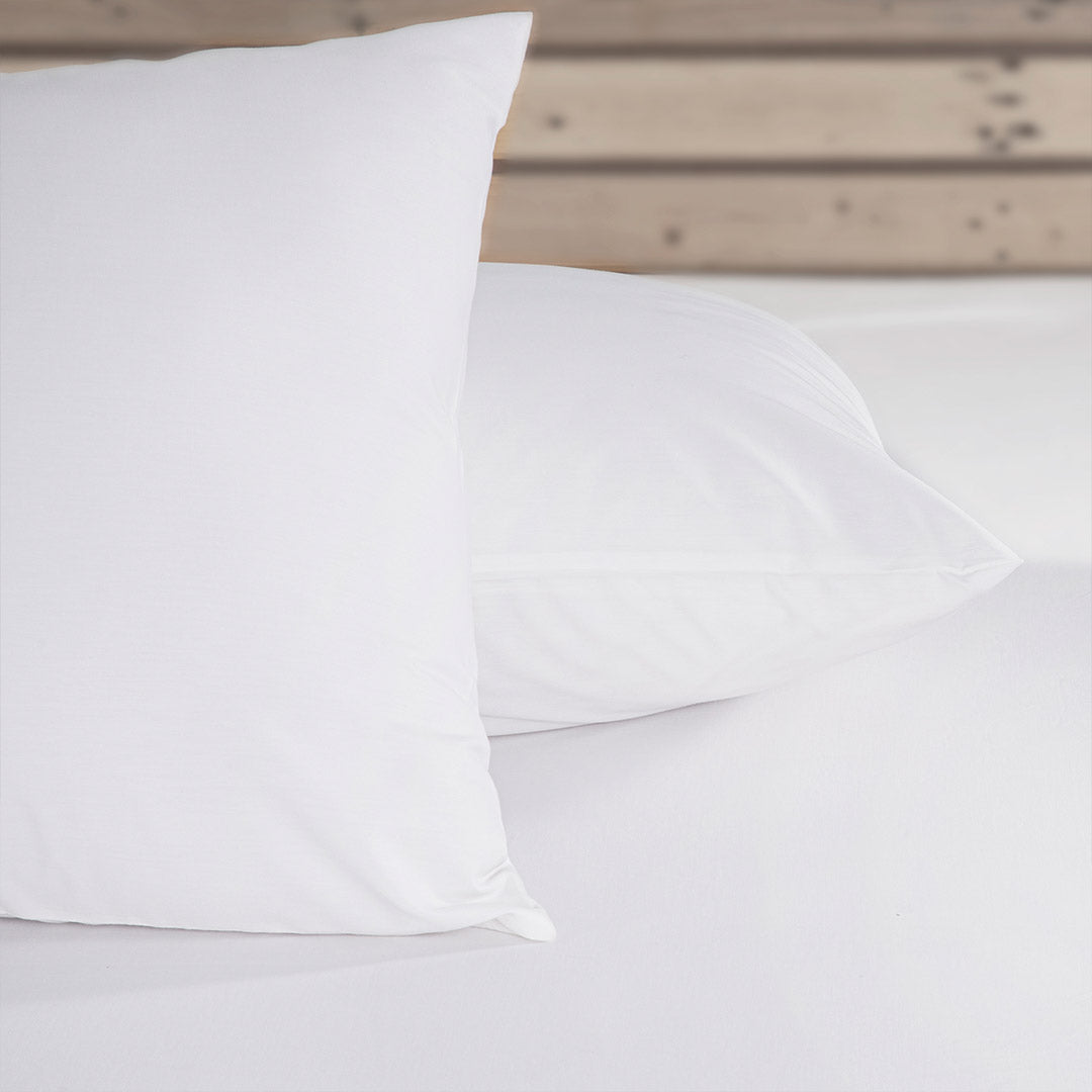 White Satin Fitted Sheet Set