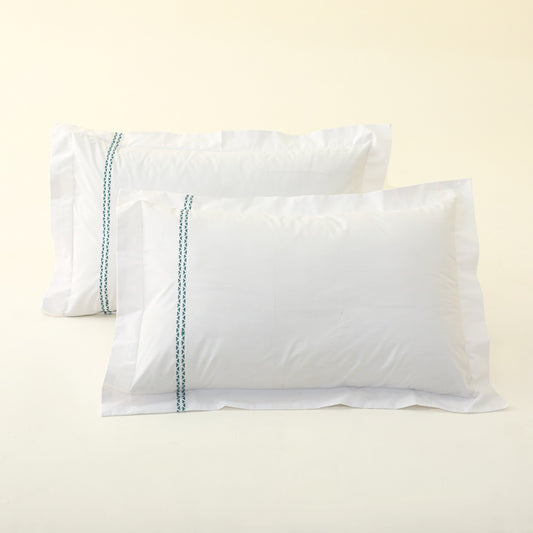 Embellished Pillow Covers - Pair