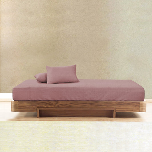 Pink Fitted Sheet Set