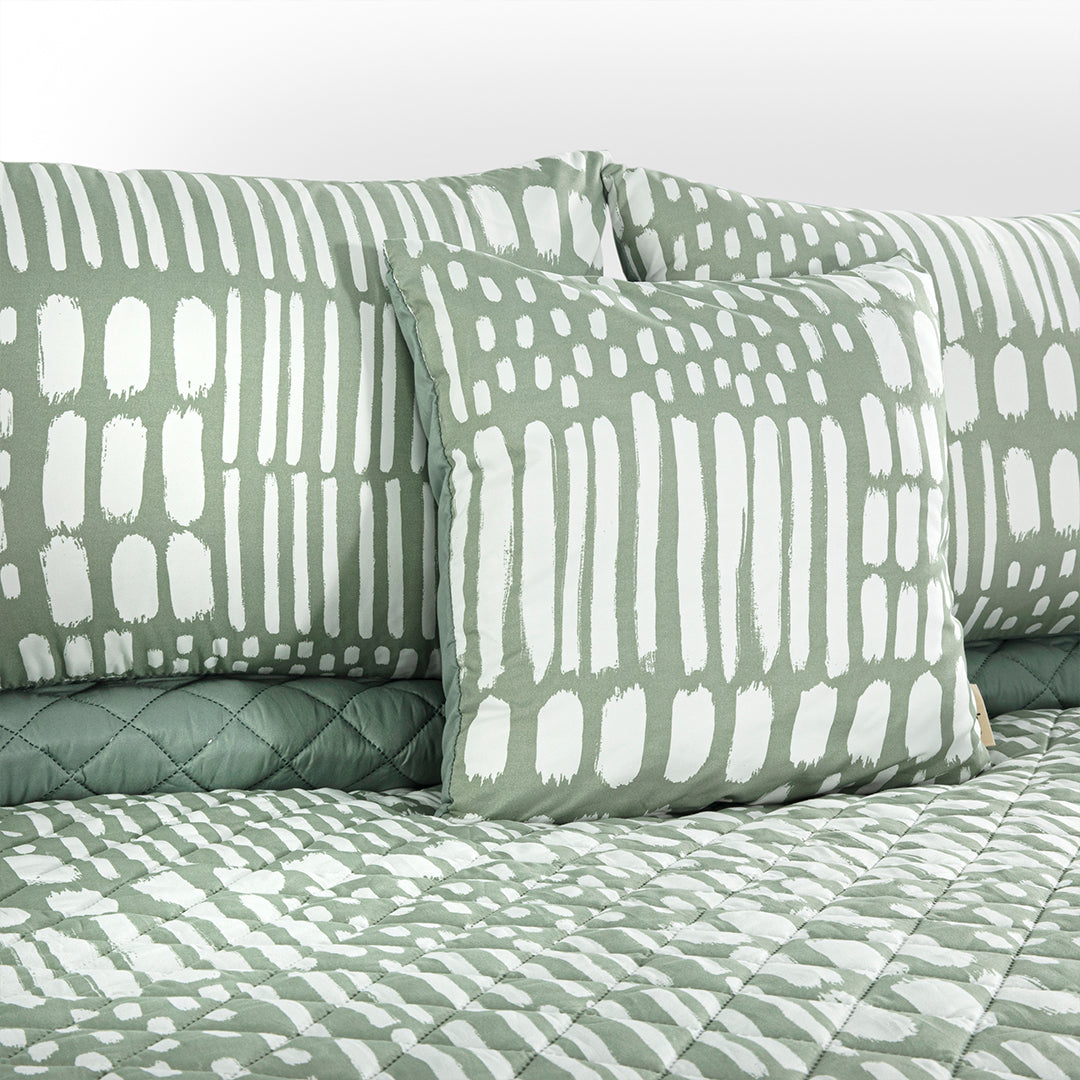 Sage Spot Printed BNB Set (8PCS)