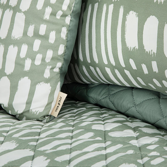 Sage Spot Printed BNB Set (8PCS)