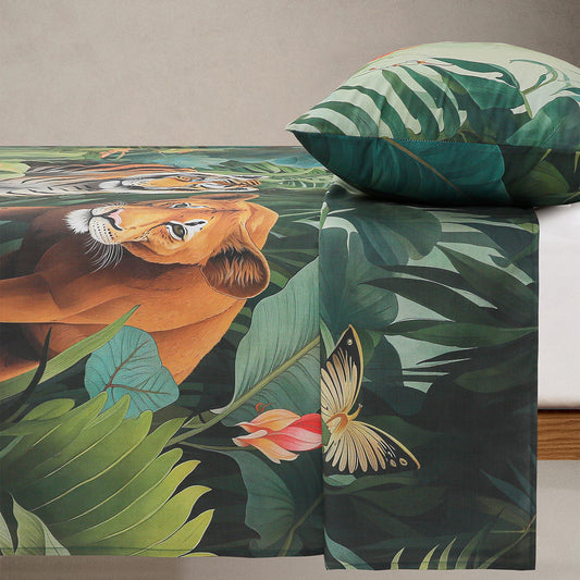 Rainforest Printed Bedsheet Set