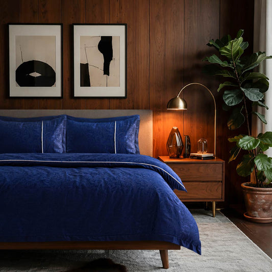 Noir Blue Duvet Cover Set