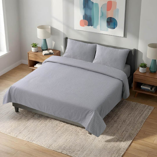 Geo Lattice Bed Sheet Set
