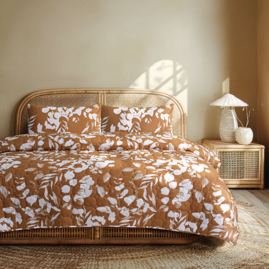 Velorin Leaf Bedspread Set