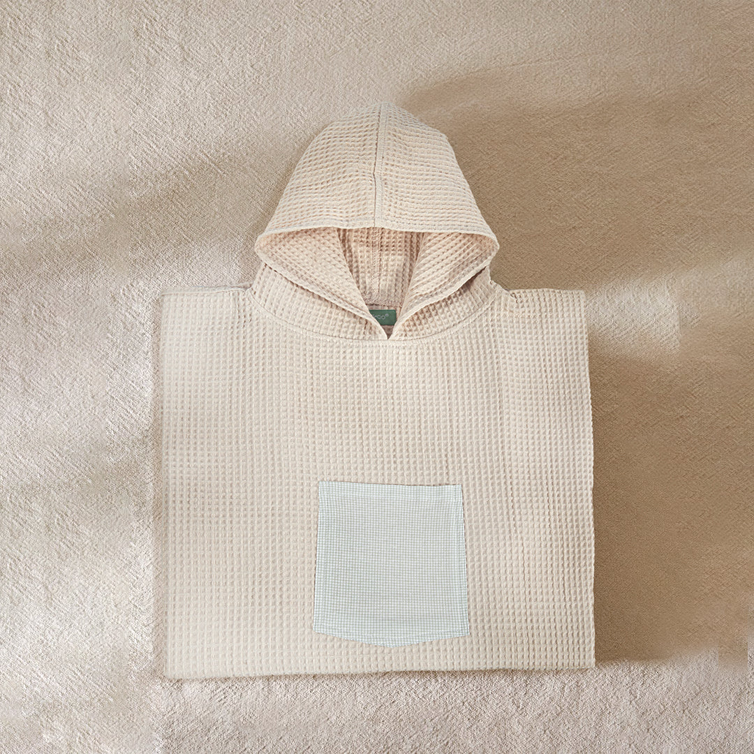 Baby Hooded Poncho Towel - Sand