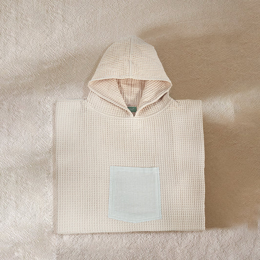 Baby Hooded Poncho Towel - Sand