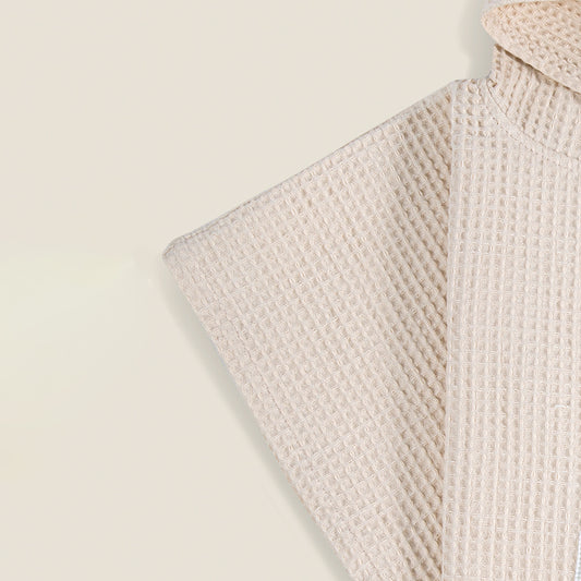 Baby Hooded Poncho Towel - Sand