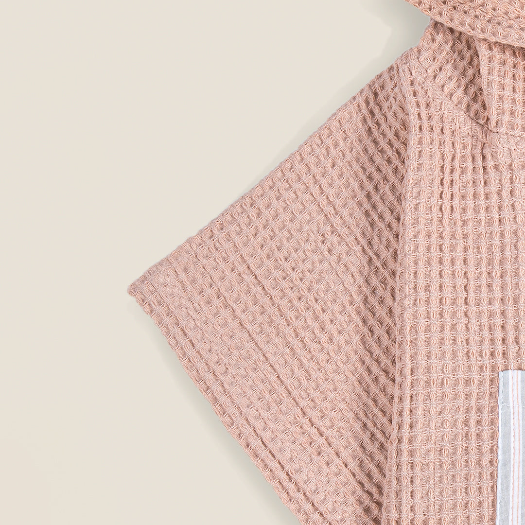 Baby Hooded Poncho Towel - Pink