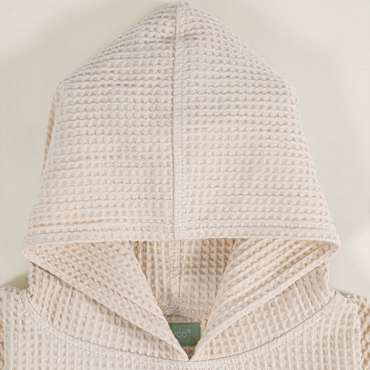 Baby Hooded Poncho Towel - Sand